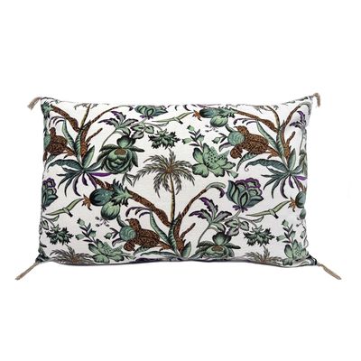 Fabric cushions - palm Tree Cushion cover 60X40CM velvet - WAX DESIGN - BARCELONA