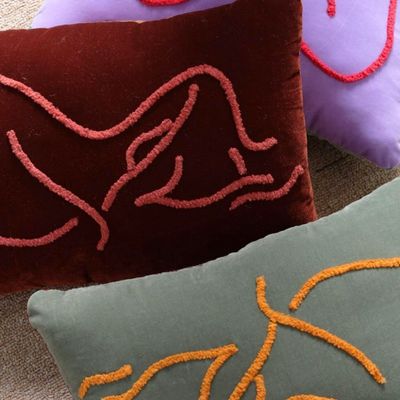 Fabric cushions - Pillow curves - MUJA JUMA