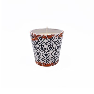 Objets de décoration - Nouvelle bougie parfumée en céramique Batik taille M - WAX DESIGN - BARCELONA