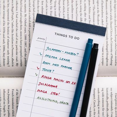 Organizer - To-do list, Smoke Blue - BOOKBINDERS DESIGN SCANDINAVIA