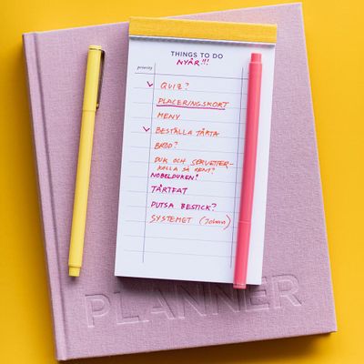 Organizer - TO-DO LIST, SUN YELLOW - BOOKBINDERS DESIGN SCANDINAVIA