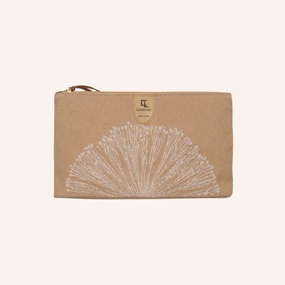 Bags and totes - Zipped Clutch Corallium Beige - LOOMCODE