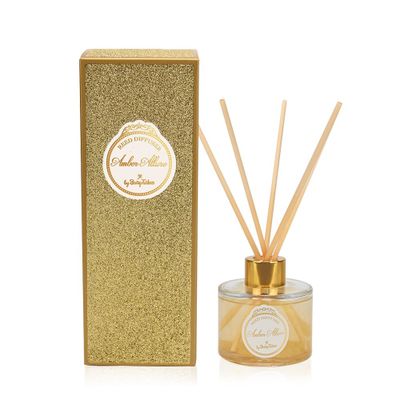 Home fragrances - Reed diffuser gold glitter 100ml - SOAPTALES