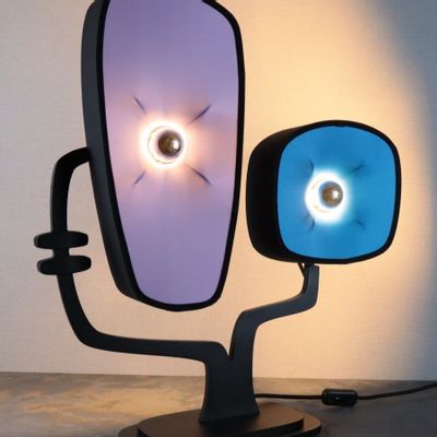 Sculptures, statuettes and miniatures - MEET_U table lamp - DEFLIN CREATIONS