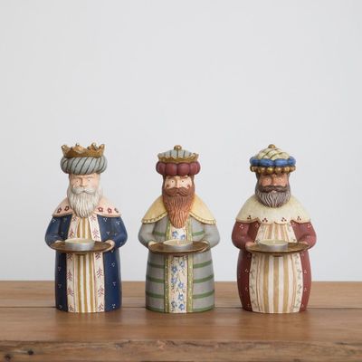 Other Christmas decorations - THREE KINGS TEA LIGHT HOLDER - MAHE HOMEWARE