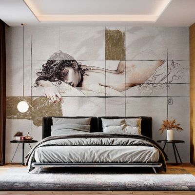 Wallpaper - MM0101 | Handmade Wallpaper - AFFRESCHI & AFFRESCHI