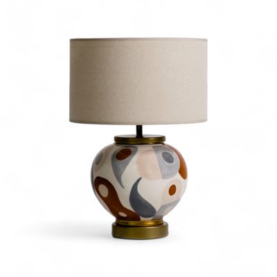 Ceramic - Lampe Rory en céramique blanche - PINOT INTERIOR