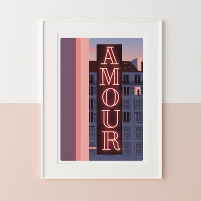 Affiches - Affiche Hotel Amour - PIPLET PAPER