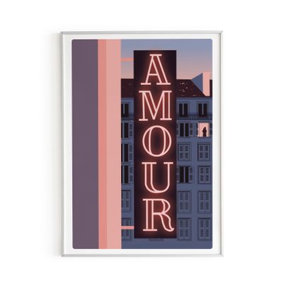 Affiches - Affiche Hotel Amour - PIPLET PAPER