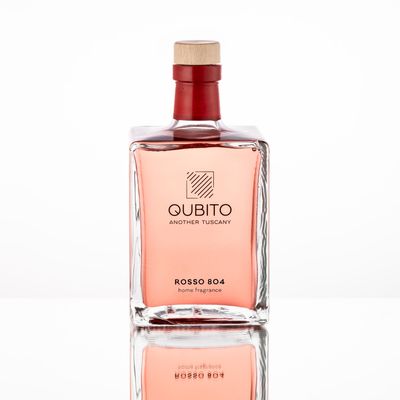 Home fragrances - ROSSO 804 100ML - HOME FRAGRANCE (WITH STICKS) MADE IN ITALY - QUBITO