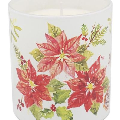 Bougies - bougie pot poinsettia - KARENA INTERNATIONAL