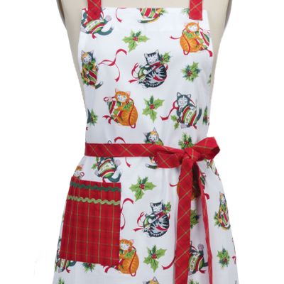 Aprons - Meowy Christmas apron - KARENA INTERNATIONAL