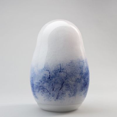 Art glass - In the forest - SLEEPING ANGEL