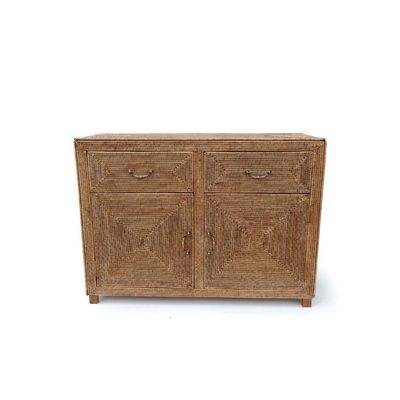 Commodes - ISHELA RATTAN CABINET - ISHELA