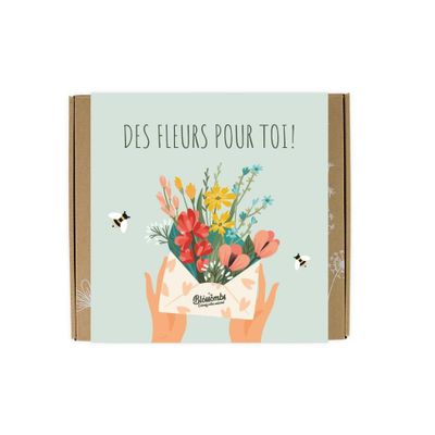 Gifts - Medium Gift Box - Flowers for you - BLOSSOMBS