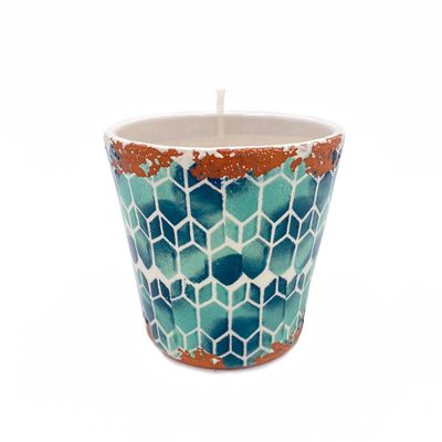 Decorative objects - Barcelona Modernist ceramic scented candle size M - WAX DESIGN - BARCELONA