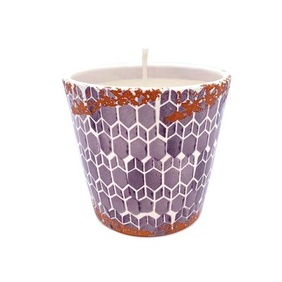 Decorative objects - Barcelona Modernist ceramic scented candle size L - WAX DESIGN - BARCELONA