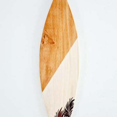 Autres décorations murales - Decorative solid wood surfboard\" Exotic\ " - LE COMPTOIR DE MALOW