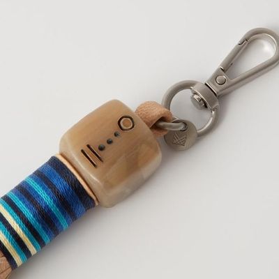 Leather goods - Handmade Peace Engraved Leather Tassel Keyring - UNHCR/MADE51