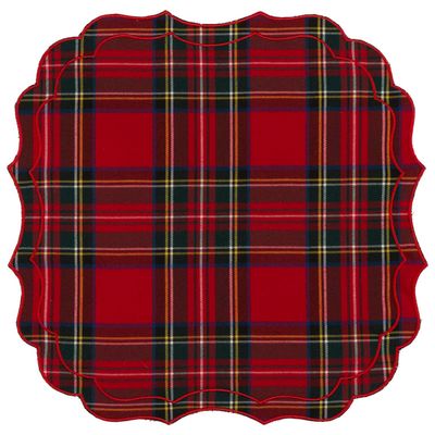 Table linen - Tartan Polycotton Placemat Krinkle - LA GALLINA MATTA