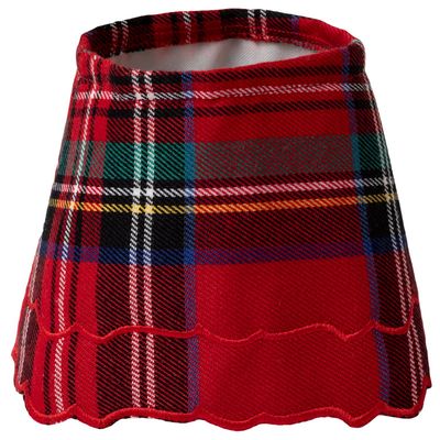 Homewear - Lampshade Cover for Rechargeable Lamp in Tartan Polycotton - LA GALLINA MATTA