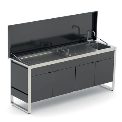 Barbecues - OASI Quattroporte Black Plancha Cooker - PLANET OUTDOOR