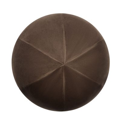 Coussins textile - LO Decor | Coussin Boule En Velours Marron - LO DECOR