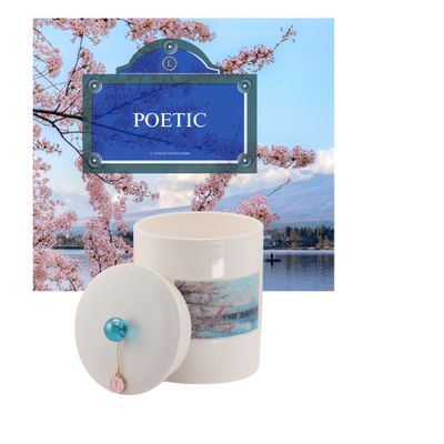 Bougies - Bougie - Poetic - Note de fleurs de cerisier - Basic - L'COLLECTIONS PARIS