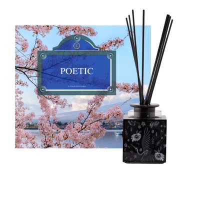 Scent diffusers - Table stick diffuser - Poetic - Cherry blossom notes - L'COLLECTIONS PARIS