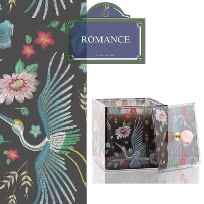 Candles - Romance refillable candle - Japanese strawberry note - L'COLLECTIONS PARIS