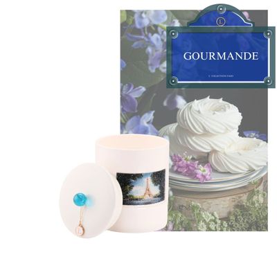 Candles - Candle - Gourmet - Lemon Meringue Note - Basic - L'COLLECTIONS PARIS