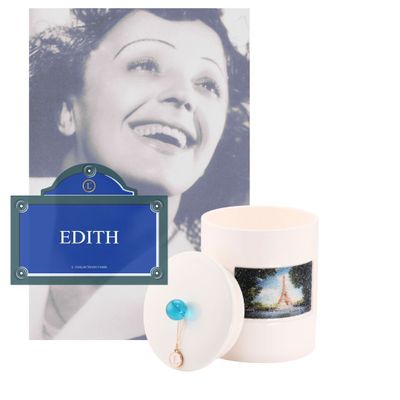 Bougies - Bougie - Edith - Note de Macaron - Basic - L'COLLECTIONS PARIS