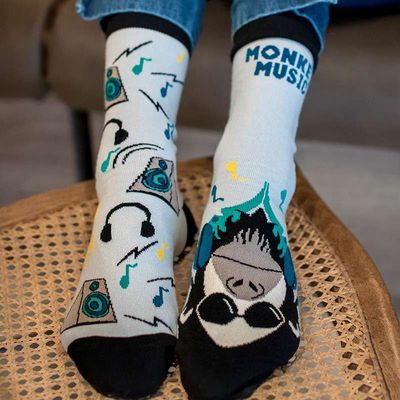 Socks - Arty Monkey Socks - PIRIN HILL