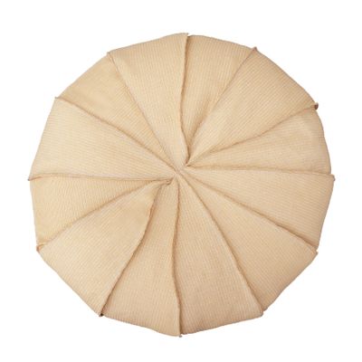 Equipements espace extérieur - Pouf oursin extérieur flottant déhoussable en tissu effet raphia - MX HOME