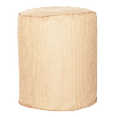Equipements espace extérieur - Tabouret extérieur en tissu effet raphia - MX HOME