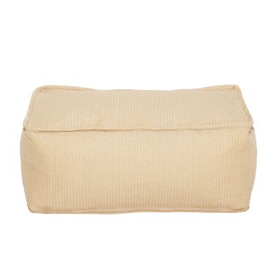 Equipements espace extérieur - Coussin de sol extérieur en tissu effet raphia S - MX HOME