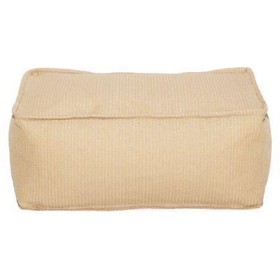 Equipements espace extérieur - Coussin de sol extérieur en tissu effet raphia M - MX HOME