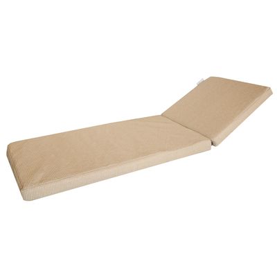 Equipements espace extérieur - Matelas extérieur pour transat - déhoussable en tissu effet raphia - MX HOME