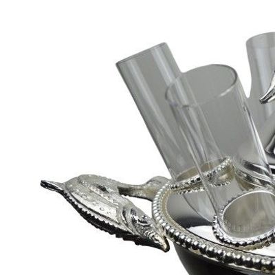 Bols - Ensemble de bols à caviar avec 6 verres à vodka - FRANCO LAPINI 1963