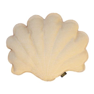 Accessoires de déco extérieure - Coussin extérieur coquillage effet raphia - MX HOME