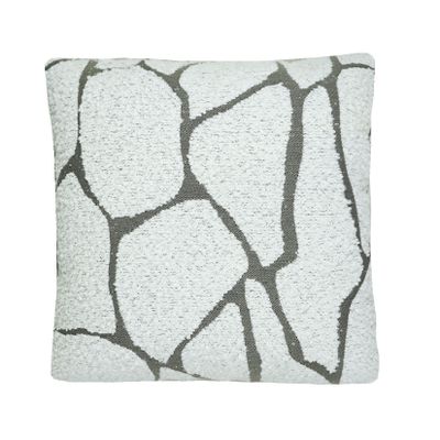 Outdoor decorative accessories - Designer curly wool cushion - MX HOME