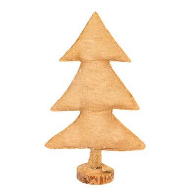 Autres décorations de Noël - Sapin de noël lumineux en toile de jute 70cm - MX HOME