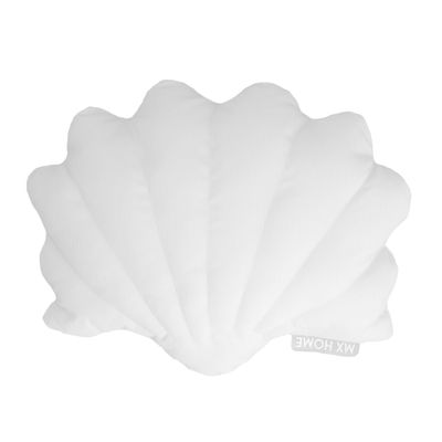 Outdoor decorative accessories - Outdoor white shell cushion - MX HOME