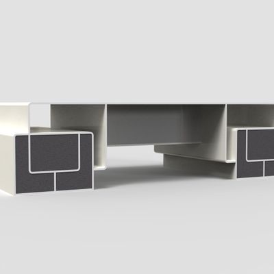 Office desks - DESK EXTRA executive desk - NICOLAZZARO ITALIAN DESIGN