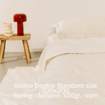 Bed linens - Setino 100% Silk Duvet Double st.size220x200-Spring /Autumn 100gr./sqm - T.SILK COLLECTION