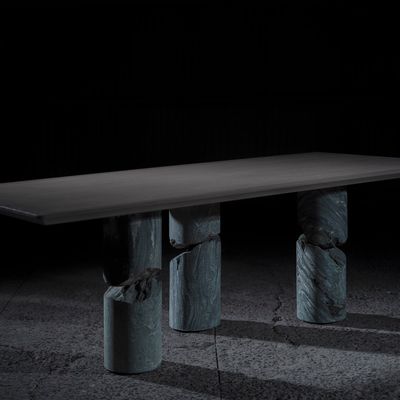 Dining Tables - Bare Dining Table - ATELIER AO - JAPANESE BLUE STONE -