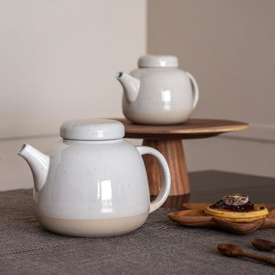 Tasses et mugs - Soft teapot glazed clay - KINTA