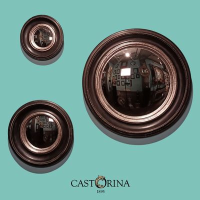 Miroirs - SET - MIROIRS CONVEXES  -  TROIS MIROIRS MOD. BONAPARTE - CASTORINA 1895