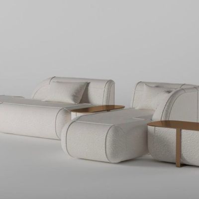 Sofas for hospitalities & contracts - Modular sofa RAFT - GALERIE SANA MOREAU