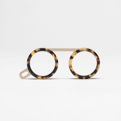 Lunettes - Fassamano Light Brown Havana / Polished rose gold + Boîte cadeau Delux - FASSAMANO